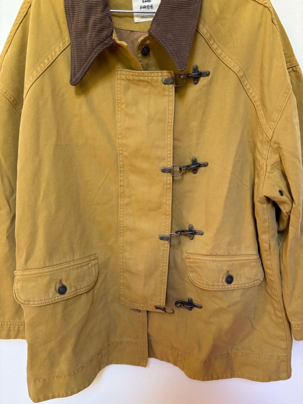 NWOT Free People We The Free Denim Barn Coat Size Medium - Picture 5 of 15